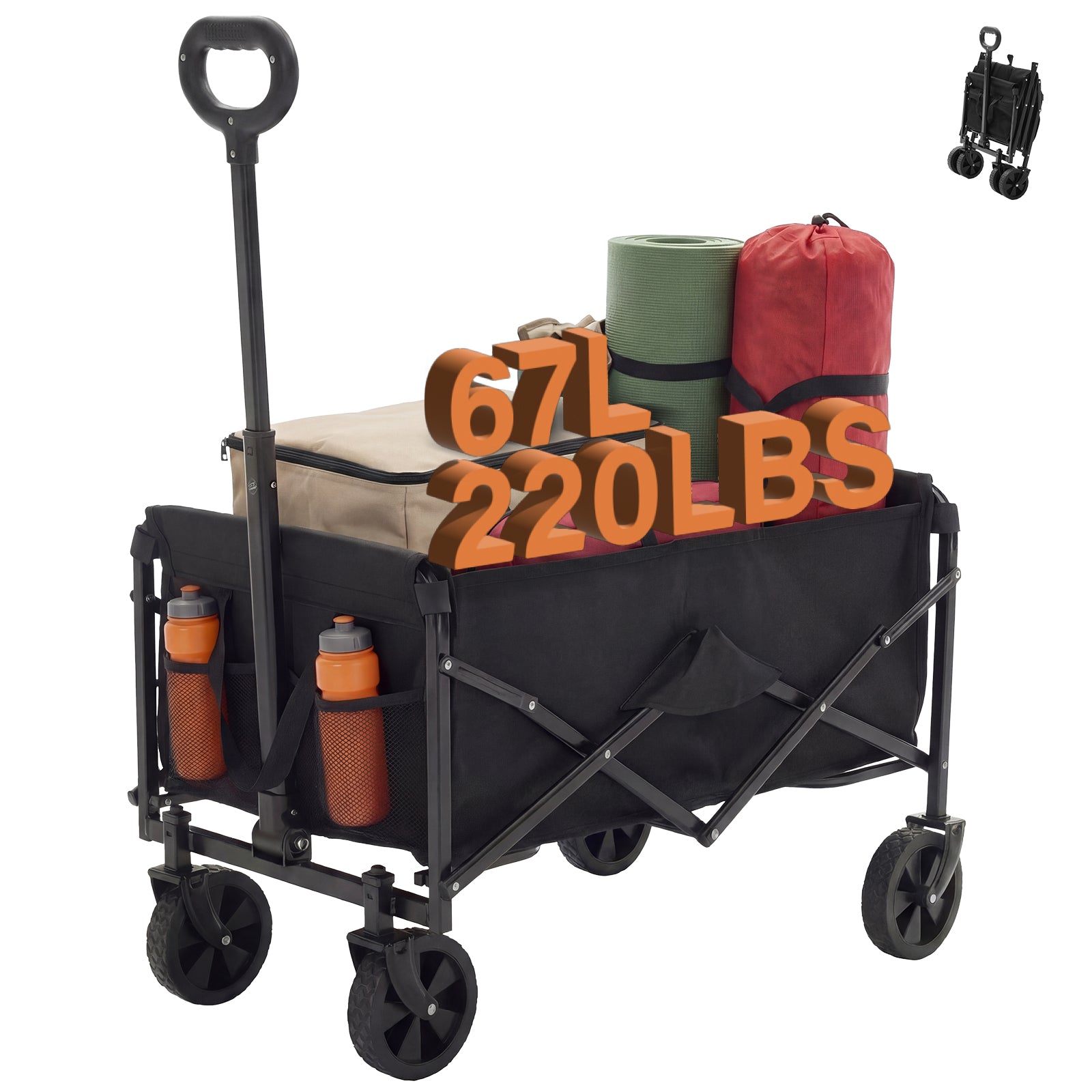 Chariot pliable