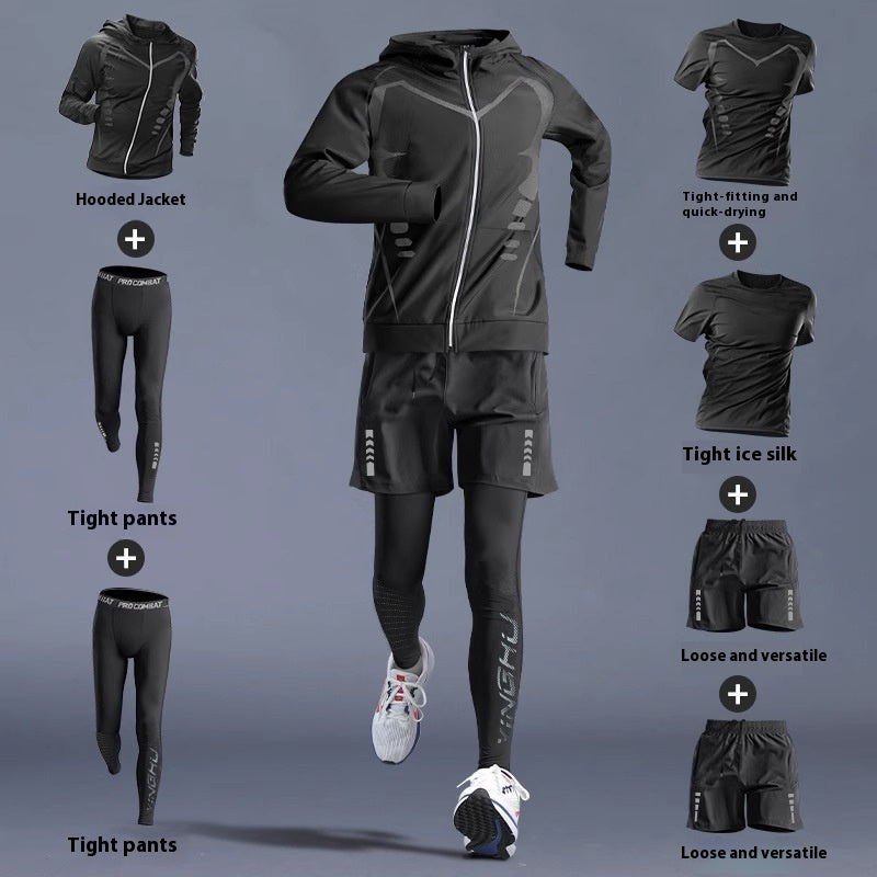 Vêtements de gymnastique en plein air T-shirt d'entraînement T-shirt Tight Long Sleeve