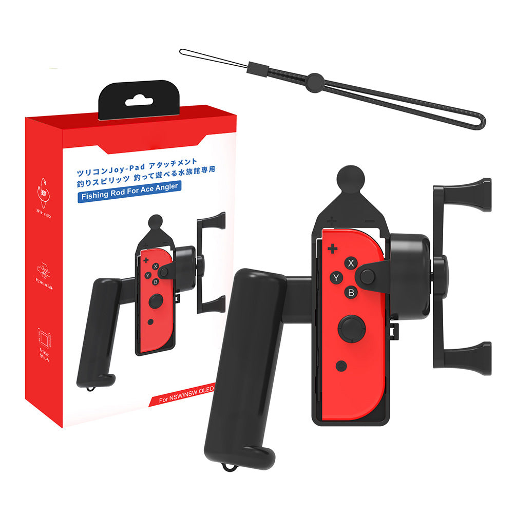 Plastic Game Console Controller Holder Fishing Rod en forme de poignée Accessoires