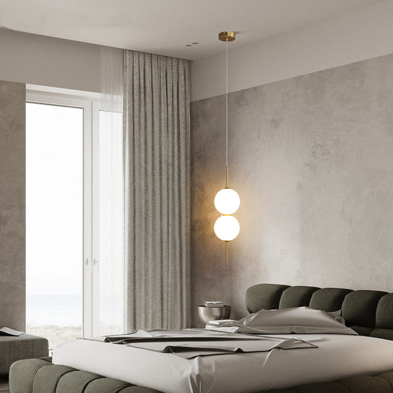 Chandelier en verre nordique pour la chambre à coucher