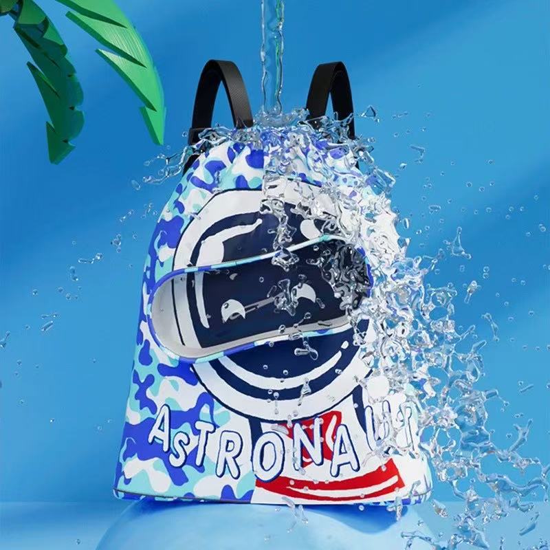 Sac de bain pour enfants imperméable à l'été avec séparation sèche-humide