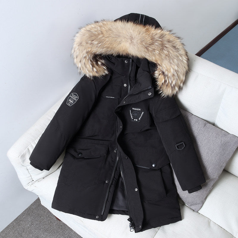 Veste de bas pour enfants Garçons de taille moyenne Épaisseur Plus