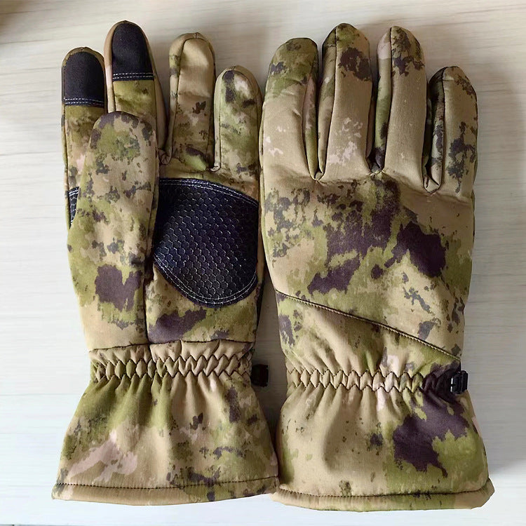 Gants de ski antidérapants pour camouflage tactique