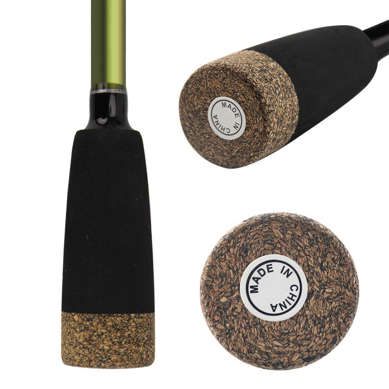 4 section canne de pêche route sous tige courte section carbone prise portable canne de pêche
