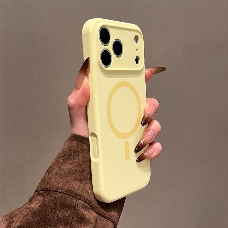 Boîtier de téléphone magnétique en silicone liquide