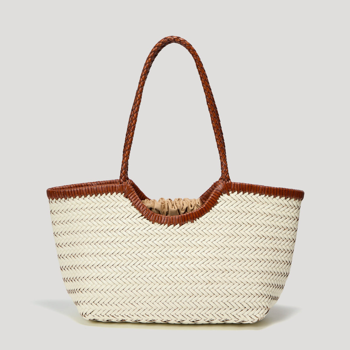 Dragon Woven Leather French Vintage Bag