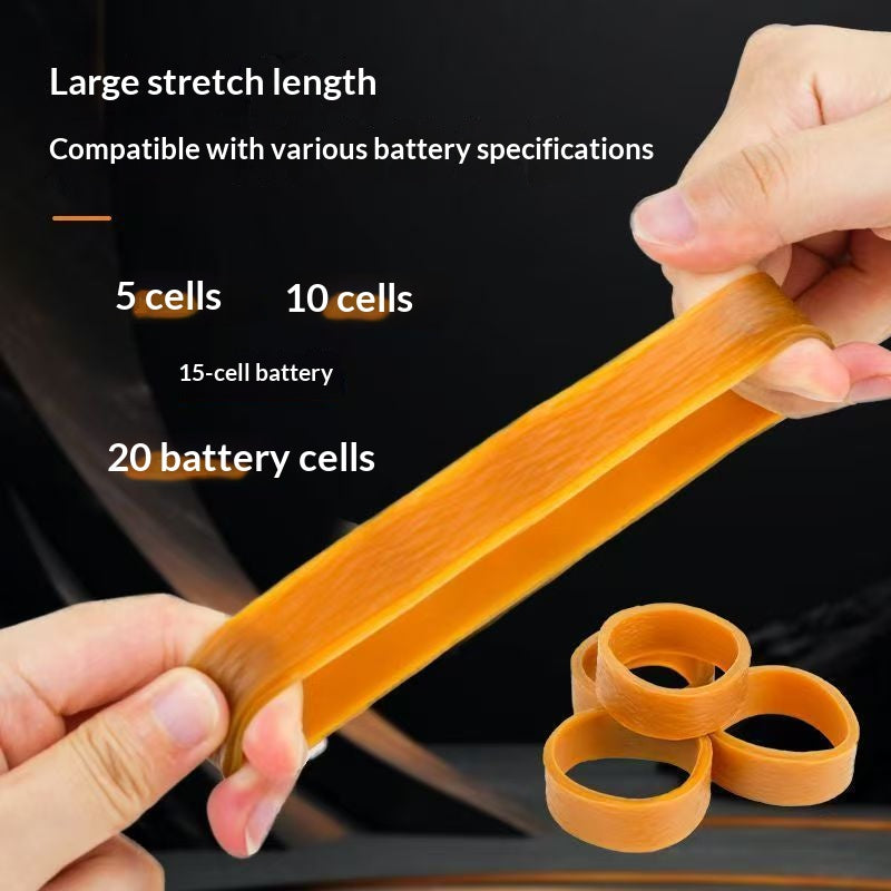 Bande en caoutchouc Batterie Bracelet élastique Outil de fixation d'anneau résistant à l'usure