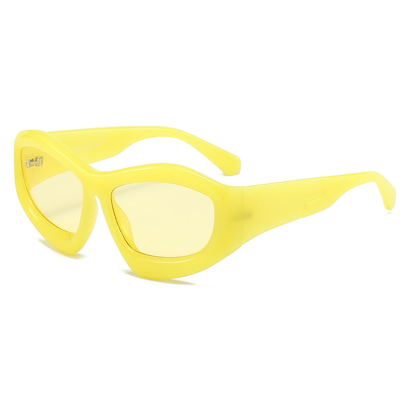 Hommes et femmes Riding Outdoor Personnalité Forme concave Lunettes de soleil
