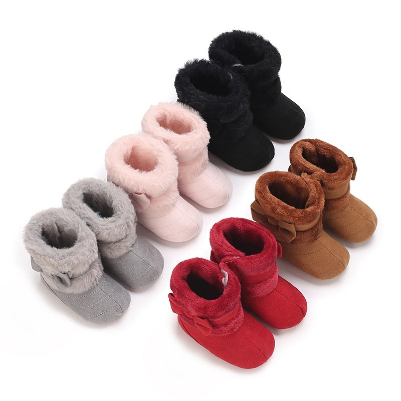 Bébé fille Année Chaussures Soft Sole Chaussures Hiver