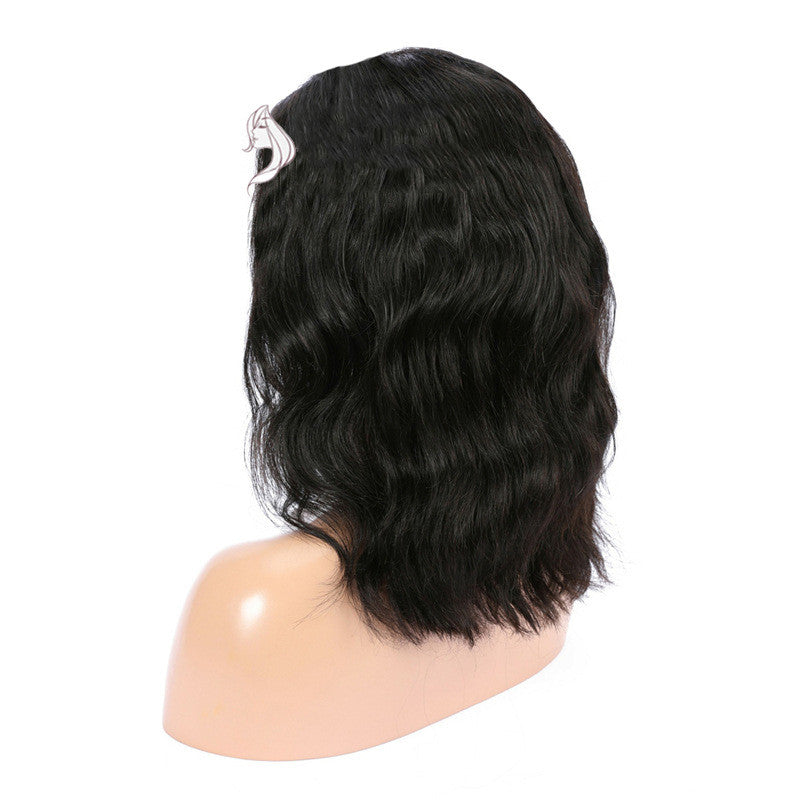 Face dentelle synthétique cheveux bouclés courts