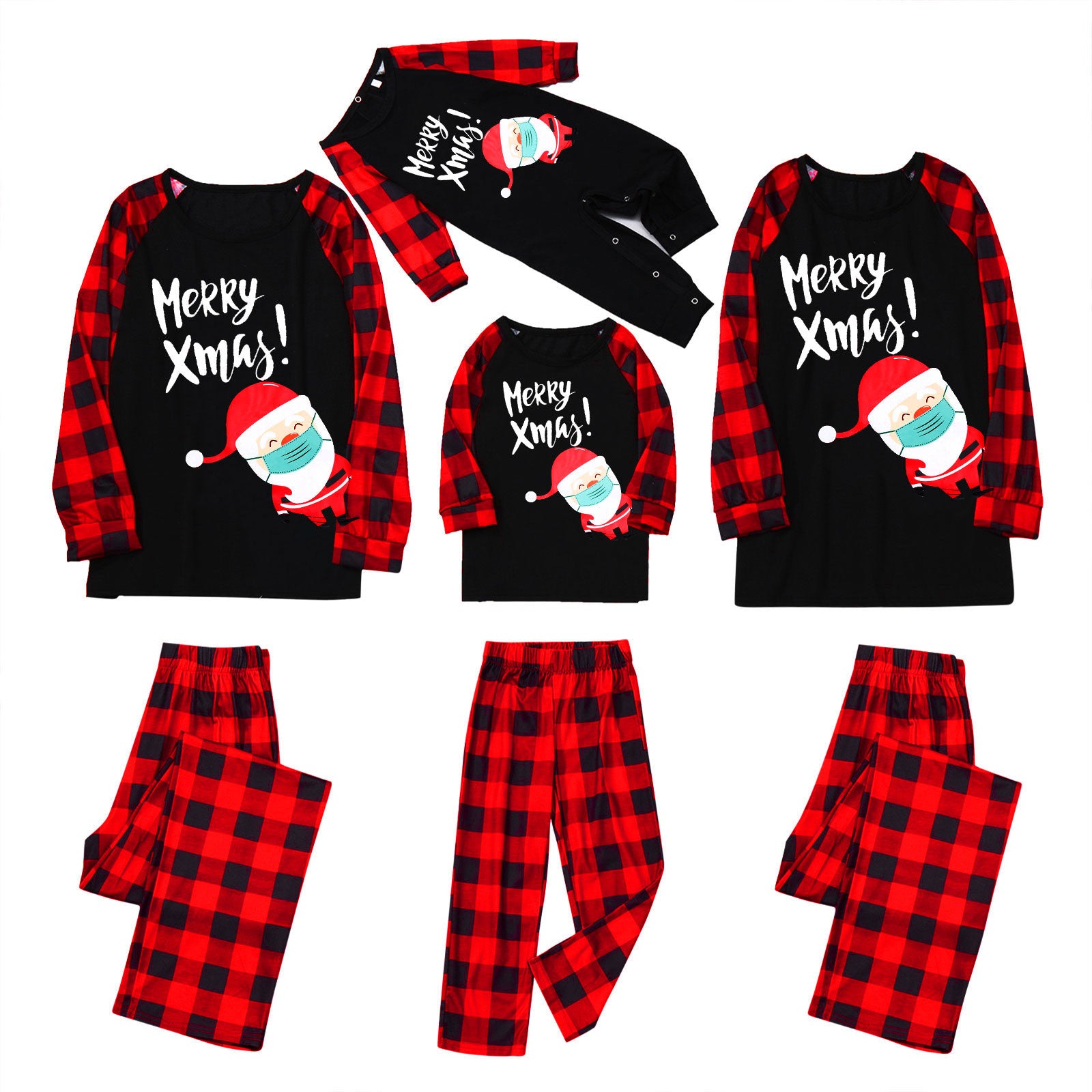 Ensemble de pyjamas pour dessin animé de Noël