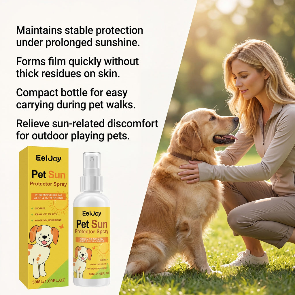 Spray protecteur du soleil animal