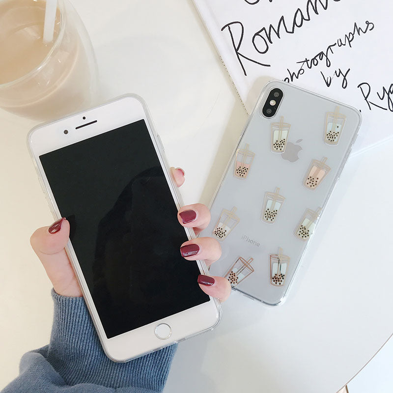 Creative perle lait thé 8plus étui de téléphone mobile