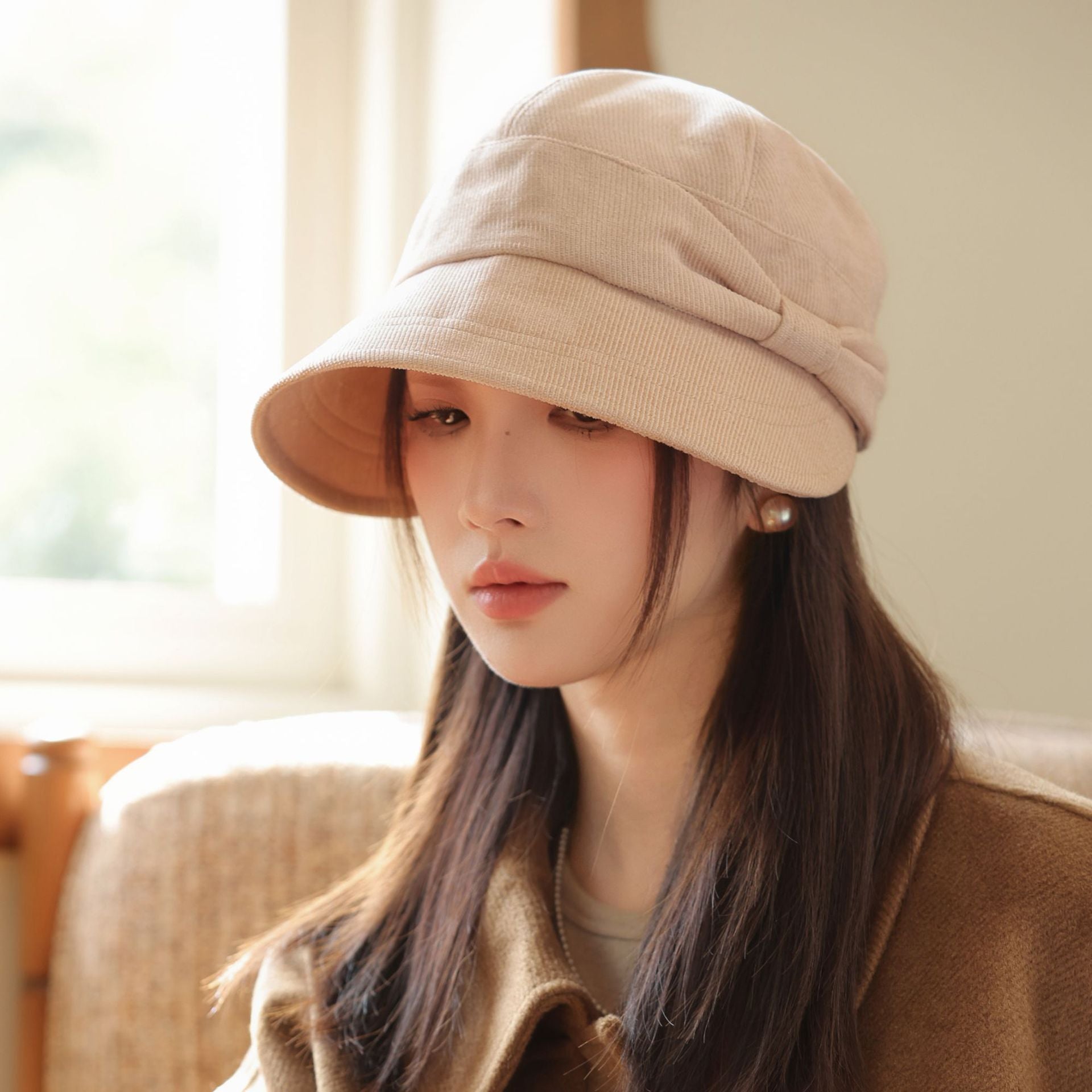 Chapeau polyvalent élégant style coréen et chaud