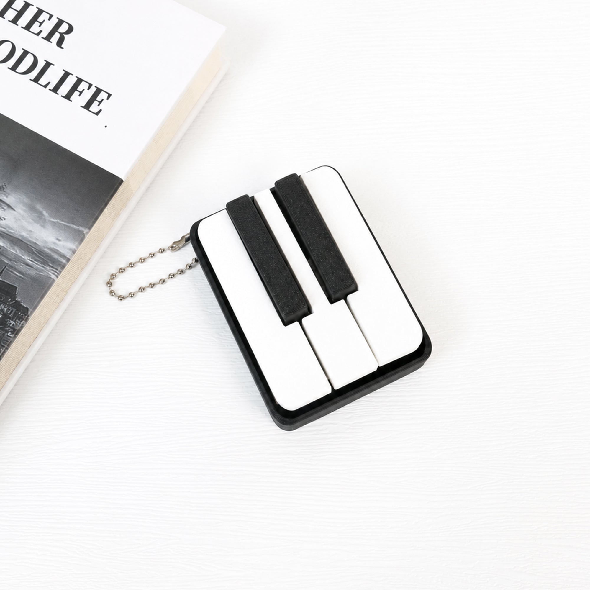 Mini porte-clés pour piano Fidget