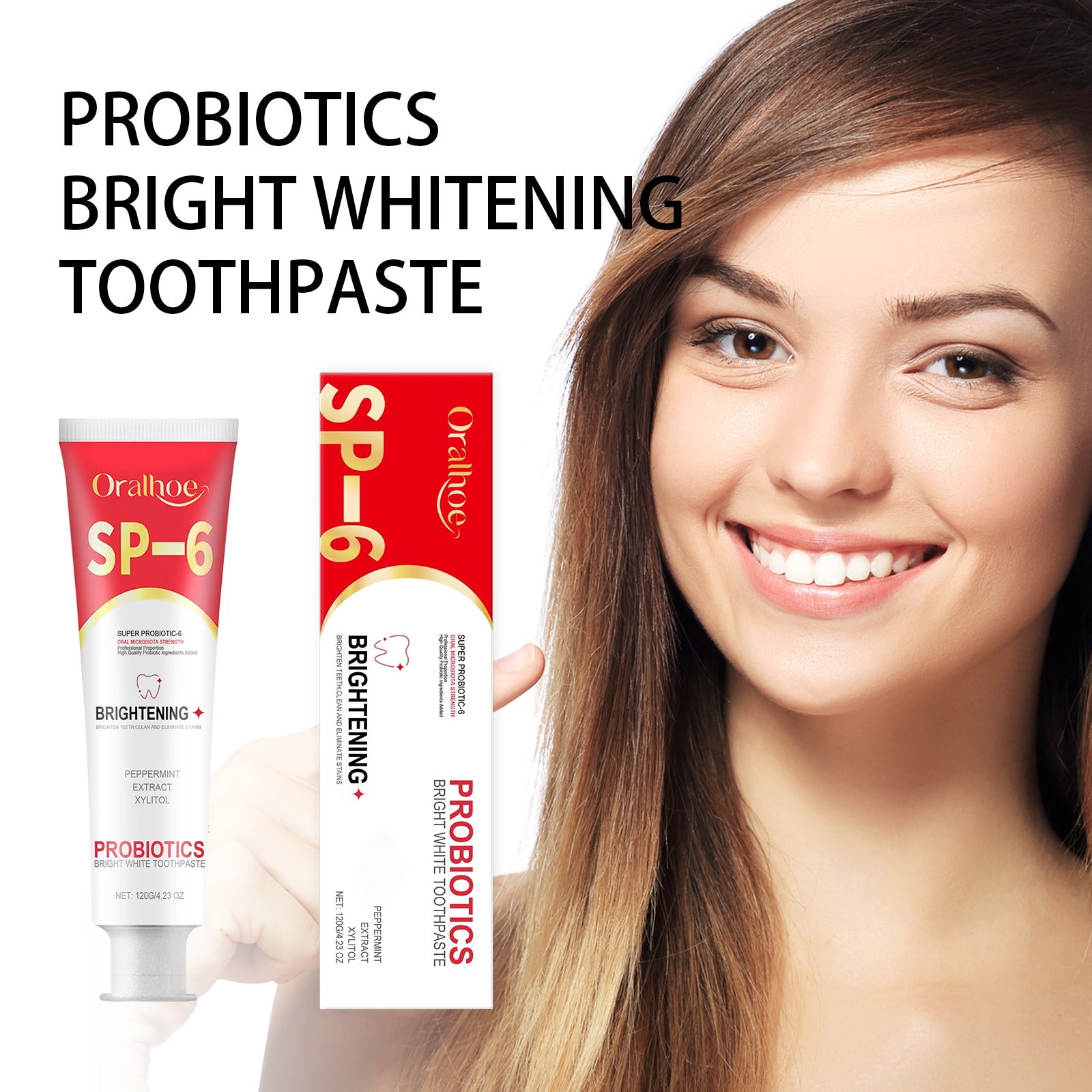 Probiotique Blanchiment Dentifrice 120g 1box