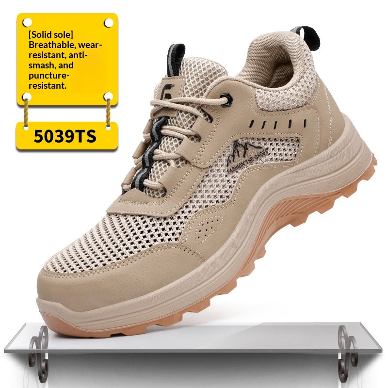 Chaussures de travail respirantes pour l'anti-smashing et le stabbing des hommes
