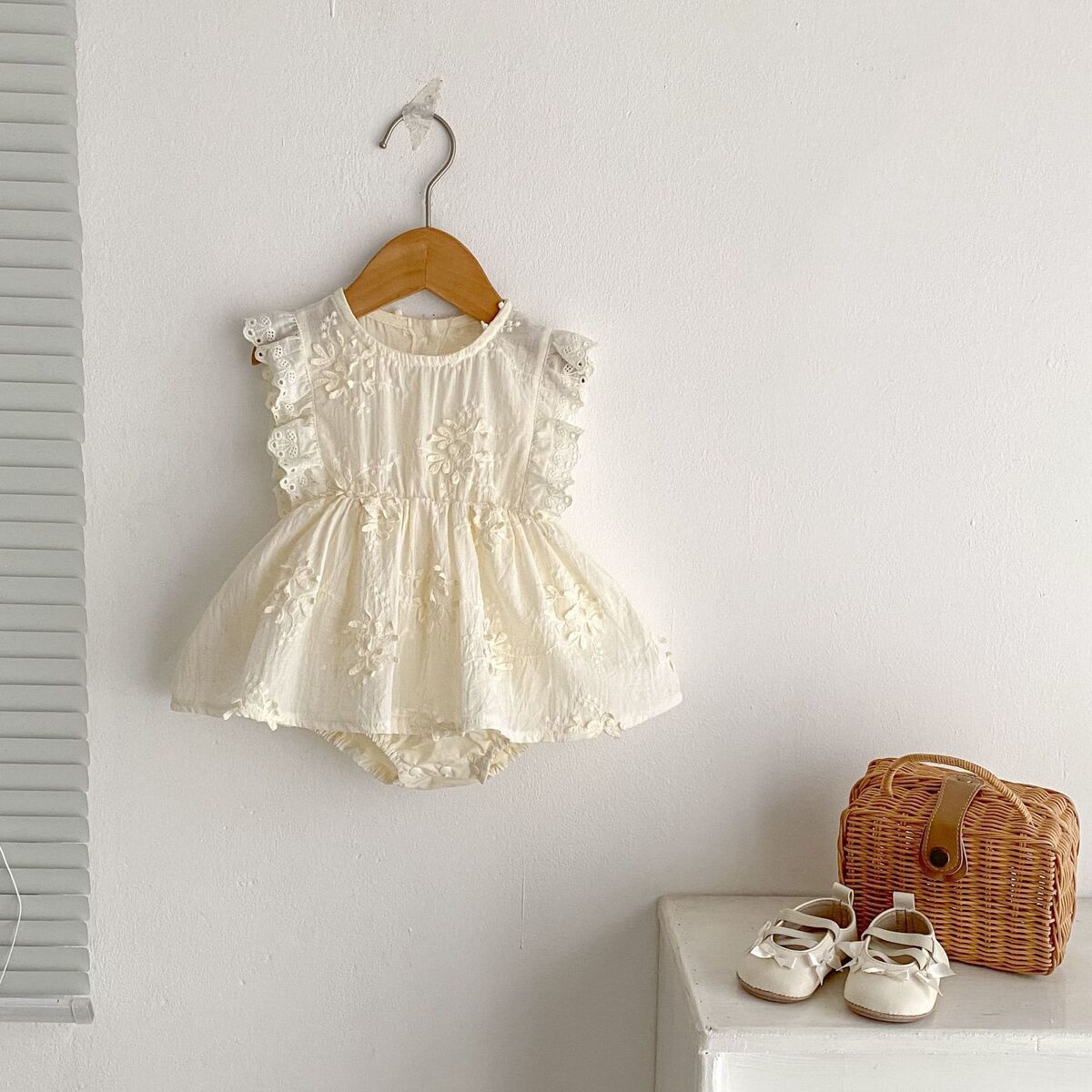Robe sans manches Princesse Floral Romper