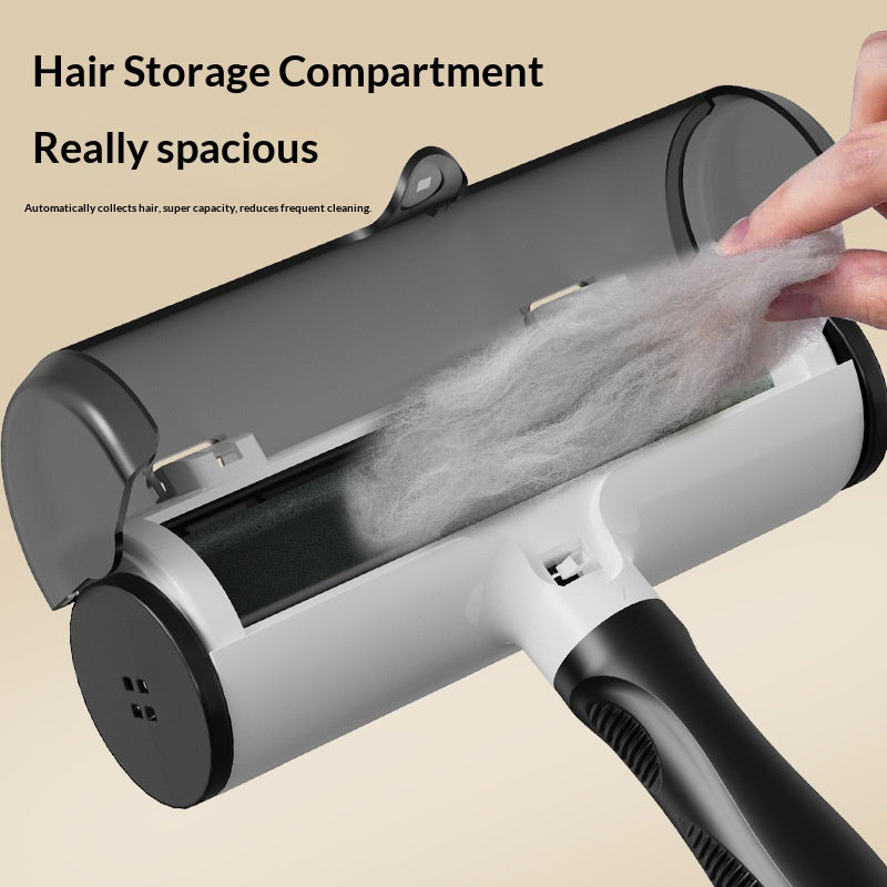 Brosse pour chien et chat avec un rouleau de nettoyage pour enlever la fourrure