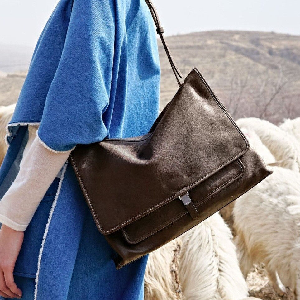 Sac de Messenger de randonnée aux moutons tonifiés
