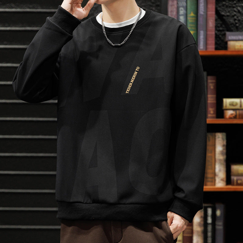 Style américain Vintage Hommes Raglan manches longues Top