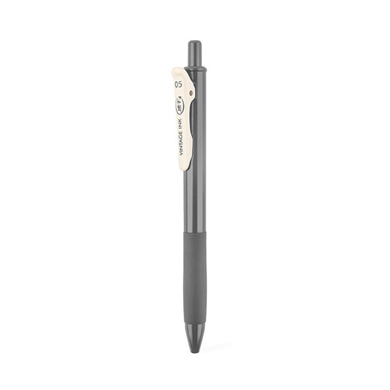 Rétro couleur Gel stylo ensemble de papeterie étudiante