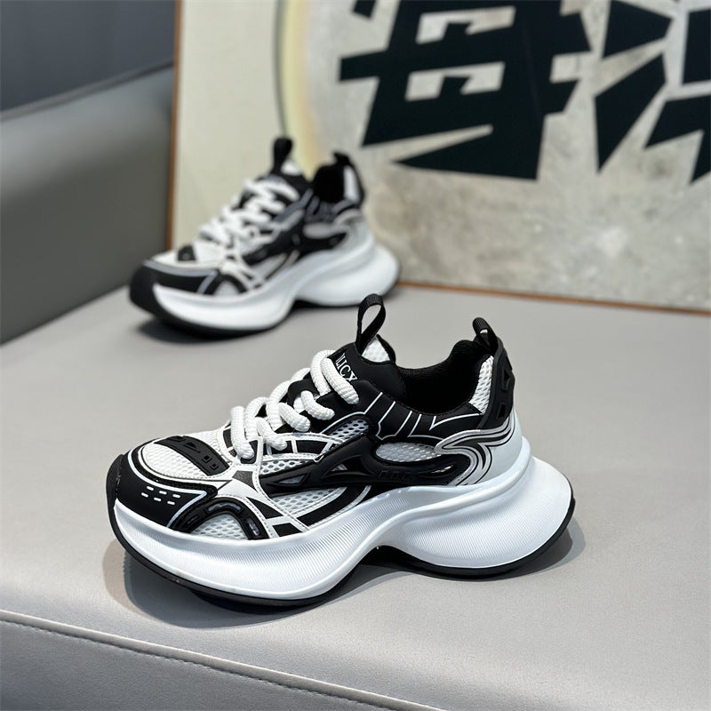 Mesh Respirant épais-solé Sporty-casual chaussurestyly et polyvalent