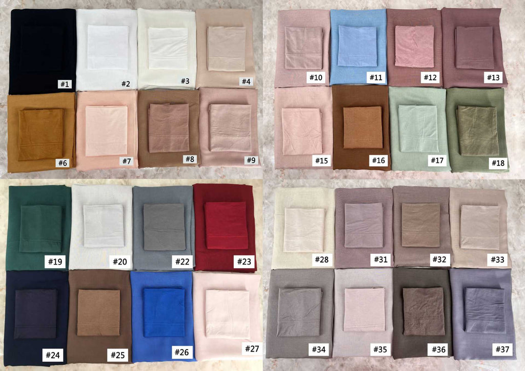 Echarpe de coton modale de couleur unie pour les femmes