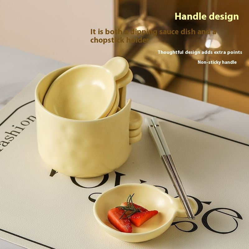 Disque de stockage Costume latéral Sauce de soja Sauce Vinegar Dish