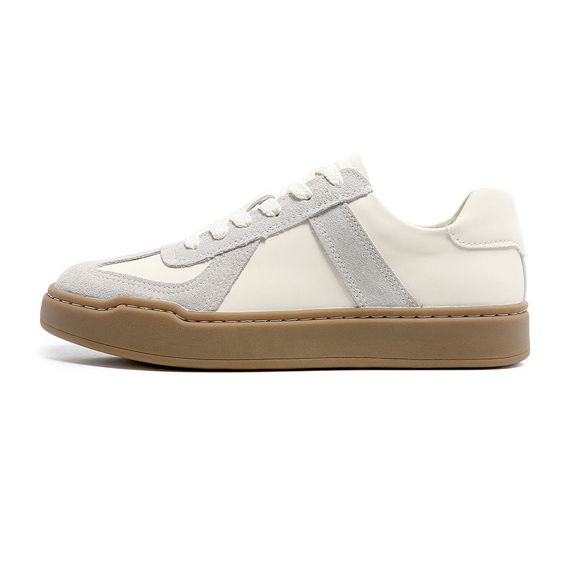 Chaussures Blanc Chaussures Allemandes de Formation Chaussures Niche Chaussures Populaires Japonais Style Hommes Chaussures