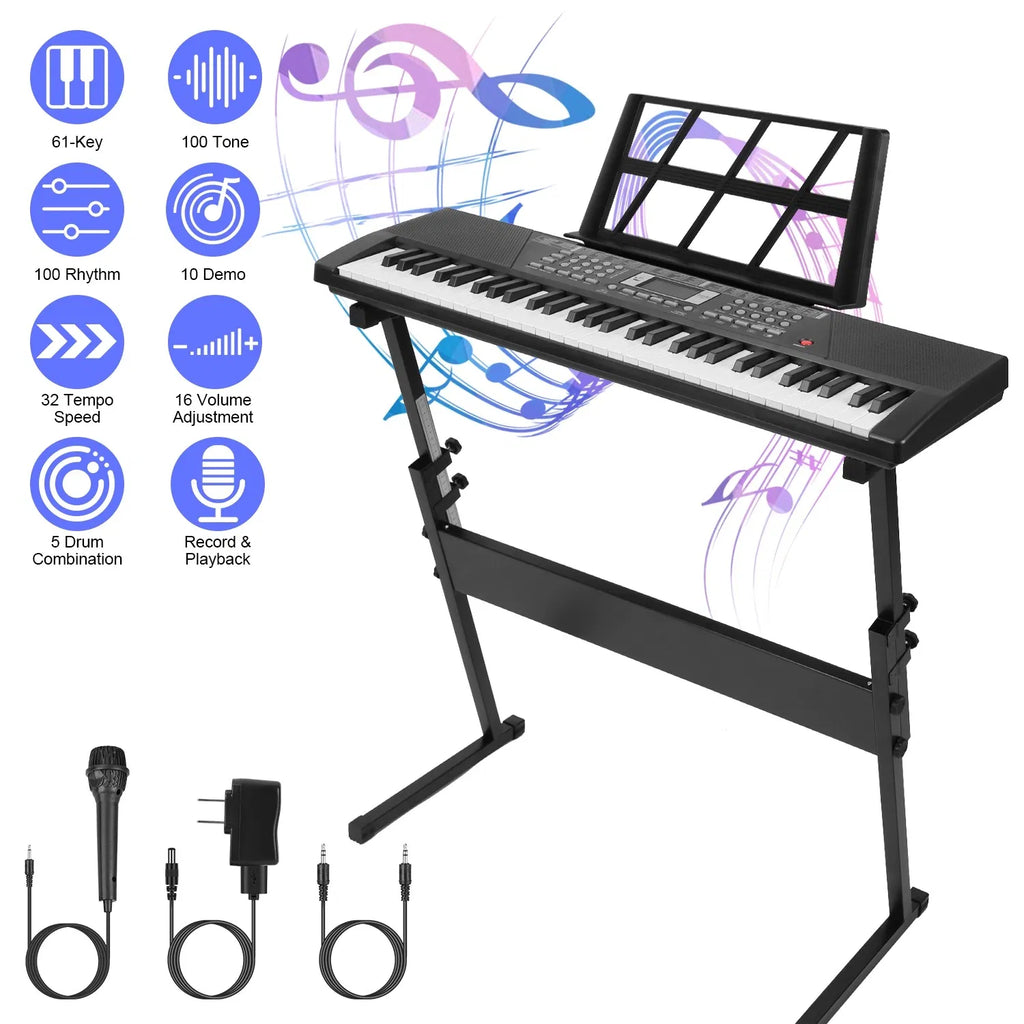 Jouet de piano multifonctionnel à 61 clés