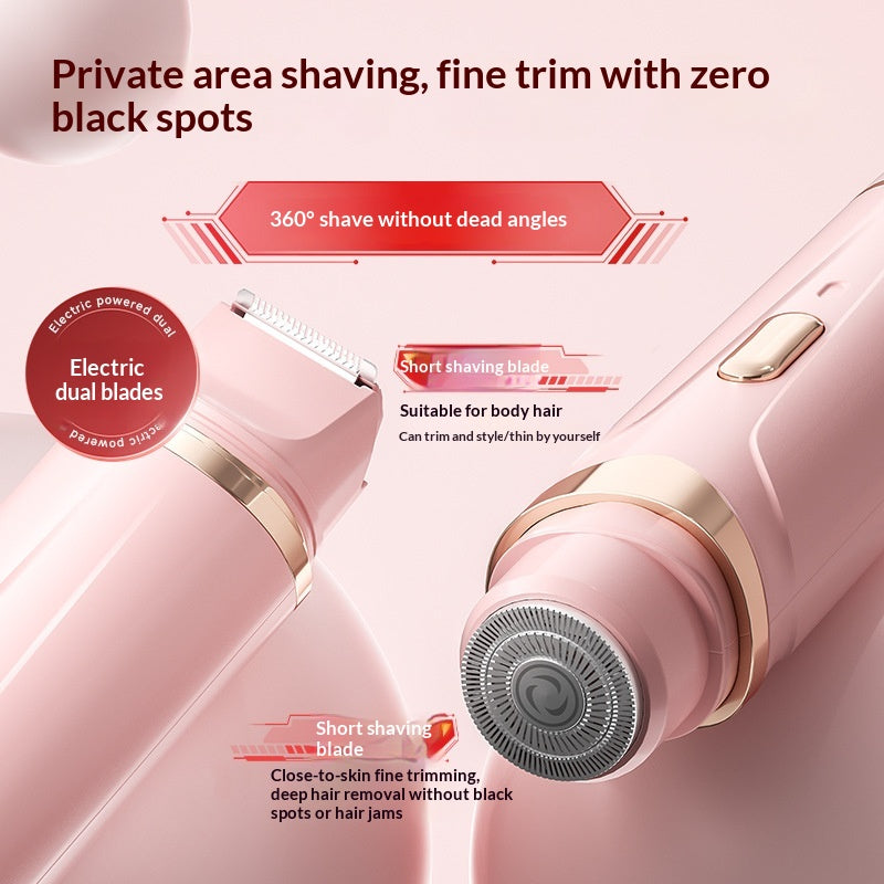 Women Private Zone Pubic Hair & Underarm Hair Razor Full Body