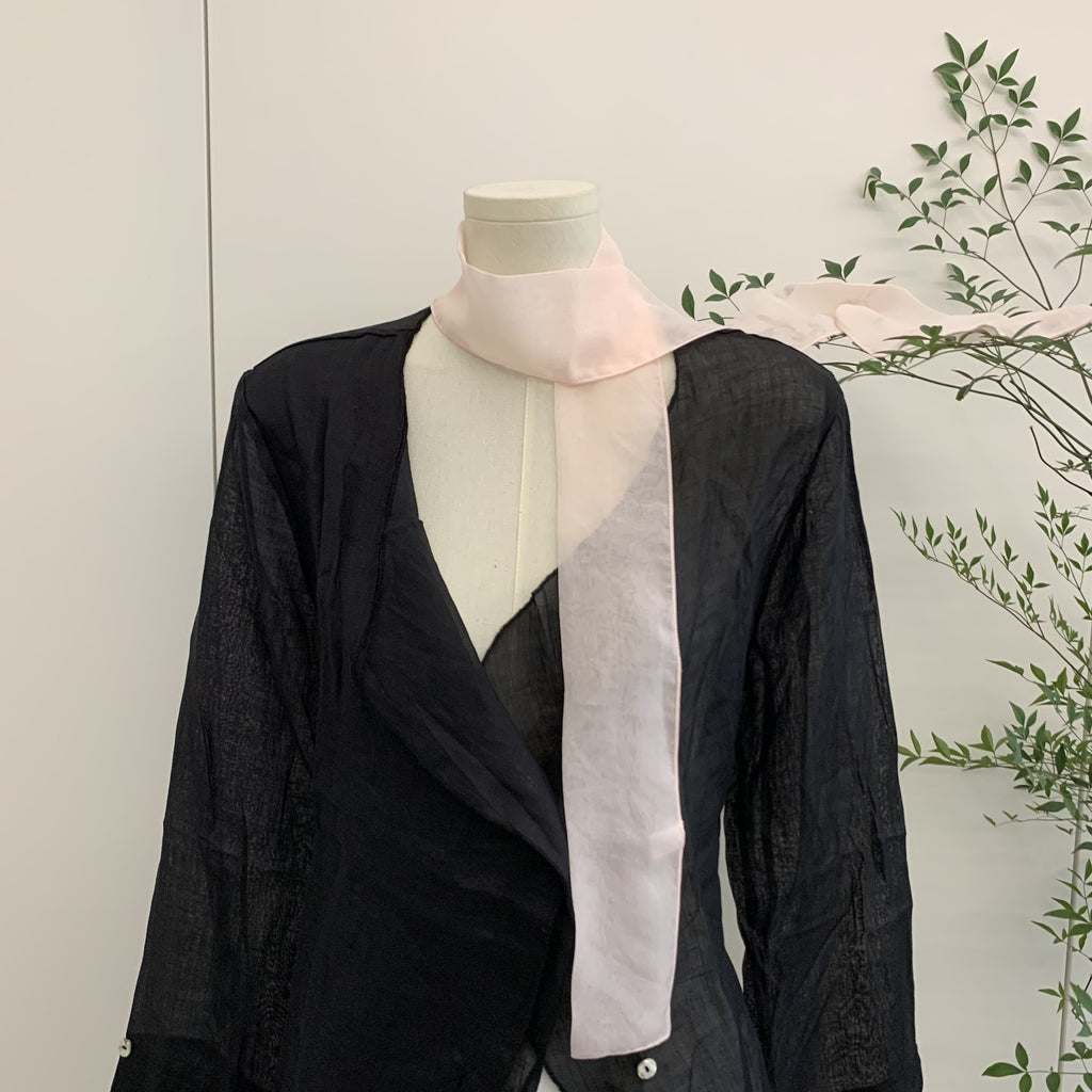 PrintempsSummer Écharpe courte en soie pour les femmes