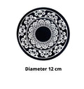 Automobile Antidérapant Mat-Blue et Porcelaine blanche-1 Pack