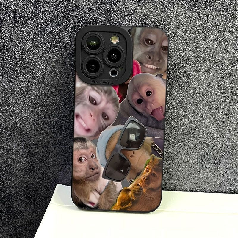 Trendy Monkey Phone Case 1112131416 étui protecteur 78XM