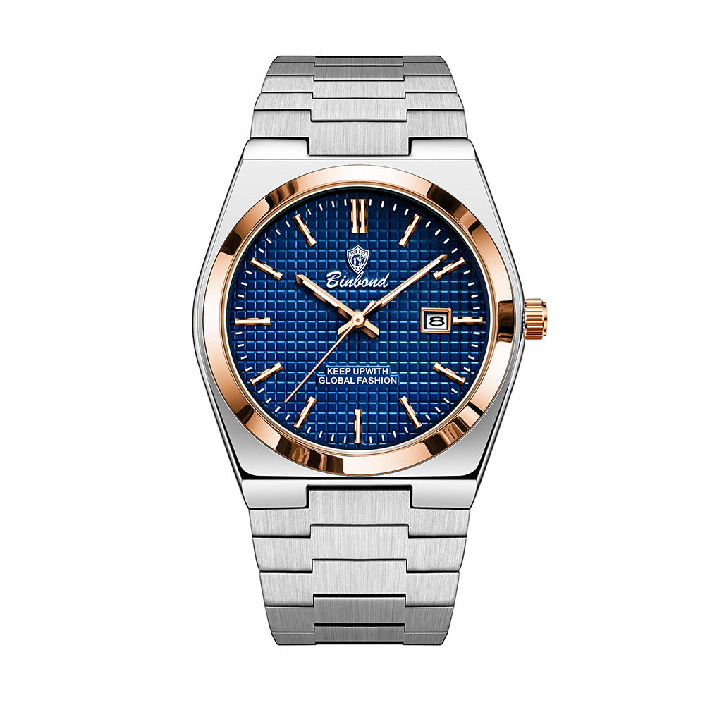 Lumineuse montre de mode tendance imperméable pour hommes
