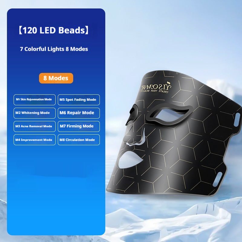 LED rouge et bleu lumière acné-suppression masque faciale dispositif de beauté pour usage domestique
