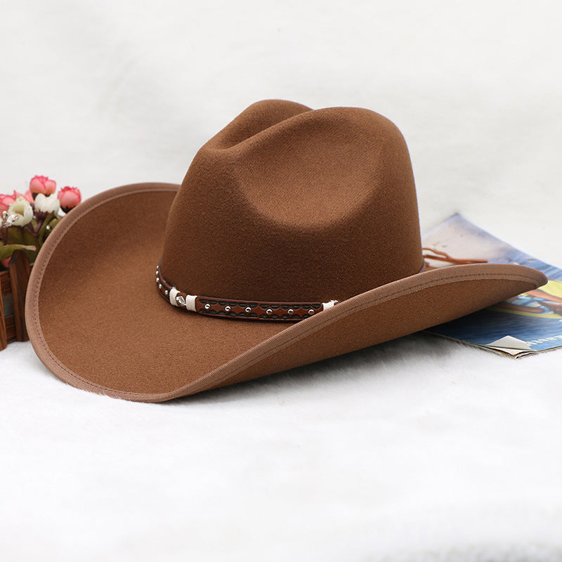 Chapeau de cowboy Woolen pour hommes