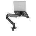 Support ordinateur portable Refroidissement suspendu Hauteur du bureau Augmentation de la base de bras mécanique