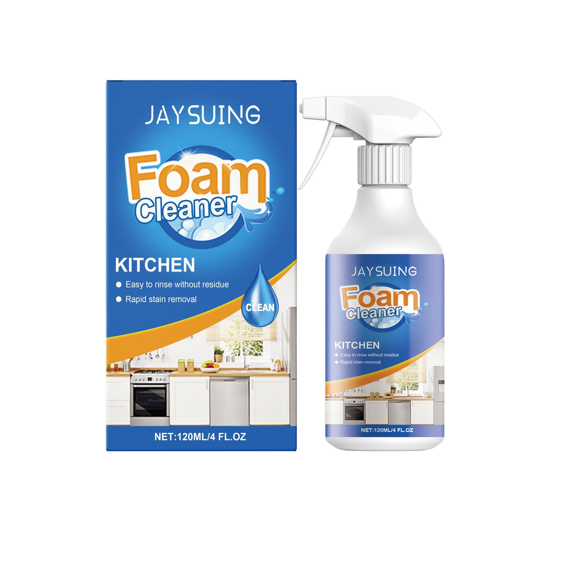 Nettoyeur de mousse de graisse de cuisine JAYSUING