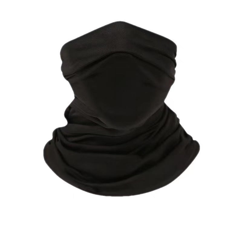 Masque visage en boucle d'oreille respirant en soie de glace