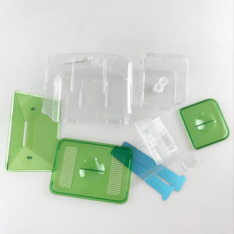 Boîte d'éclosion guppy malade boîte d'isolement de poisson combat poissons