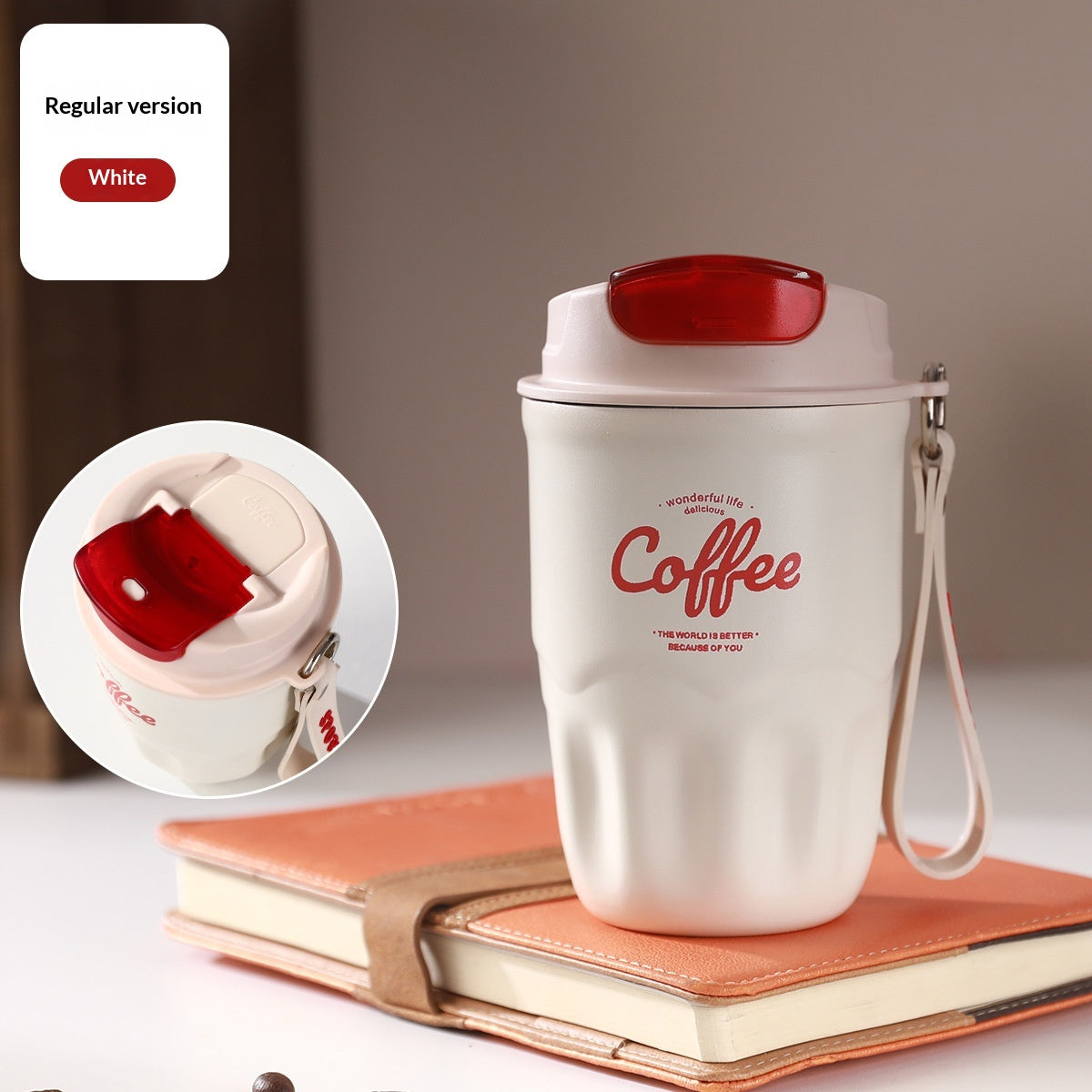 Coupe à café en acier inoxydable haute apparence