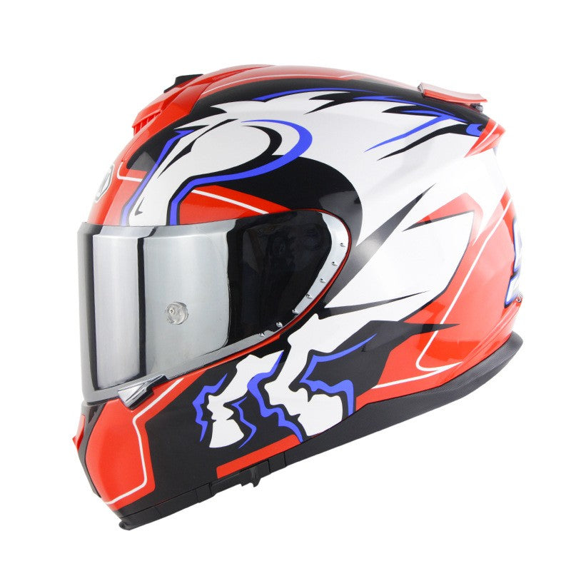 Casque de moto Full Face Riding Double Lens Casque de moto Full Cover