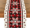 Flocons de neige Runner de table de Noël 13x72 pouce