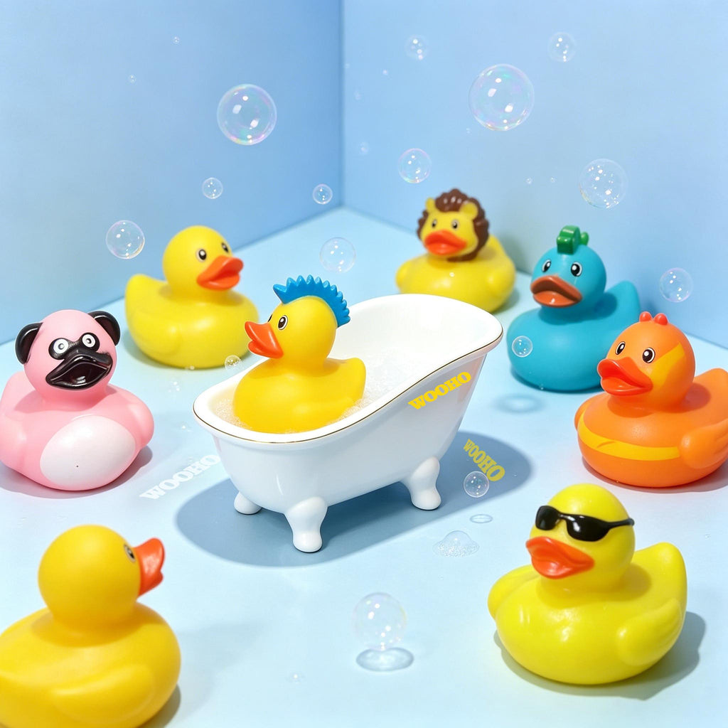 Mini Rubber Duck Multipack Cute Bath Toys for Kids