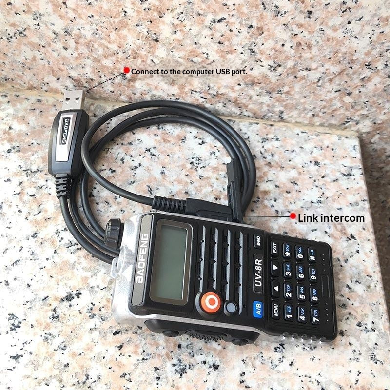 Adaptateur tête K pour la plupart des câbles de programmation Walkie-talkie