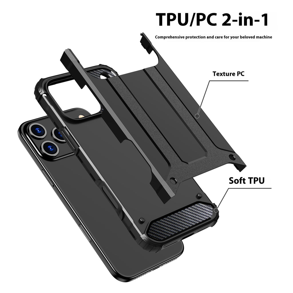 Étui de téléphone Extraordinaire en acier Armor résistant à la goutte Couverture de protection résistant à la goutte