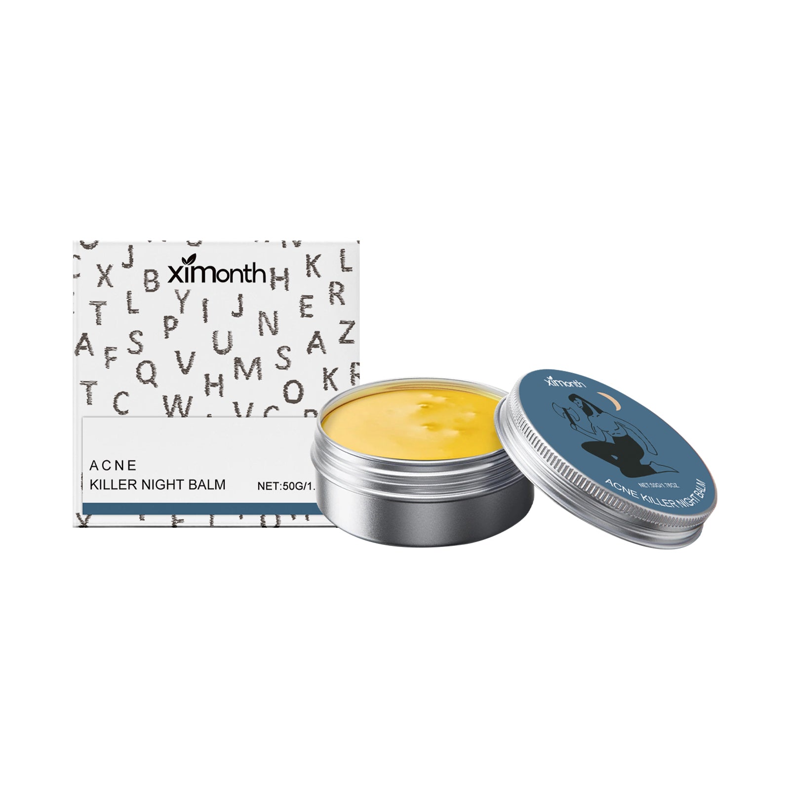 Crème d'acné hydratant 50g-boîte