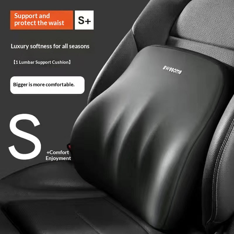 Car Interior Supplies Memory Foam Lumbar Pillow